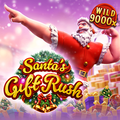ต้องลองเล่น Santa’s Gift Rush สล็อต PG